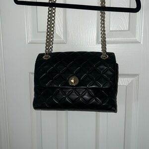 Kate Spade Natalia Black Quilted Leather Shoulder Bag